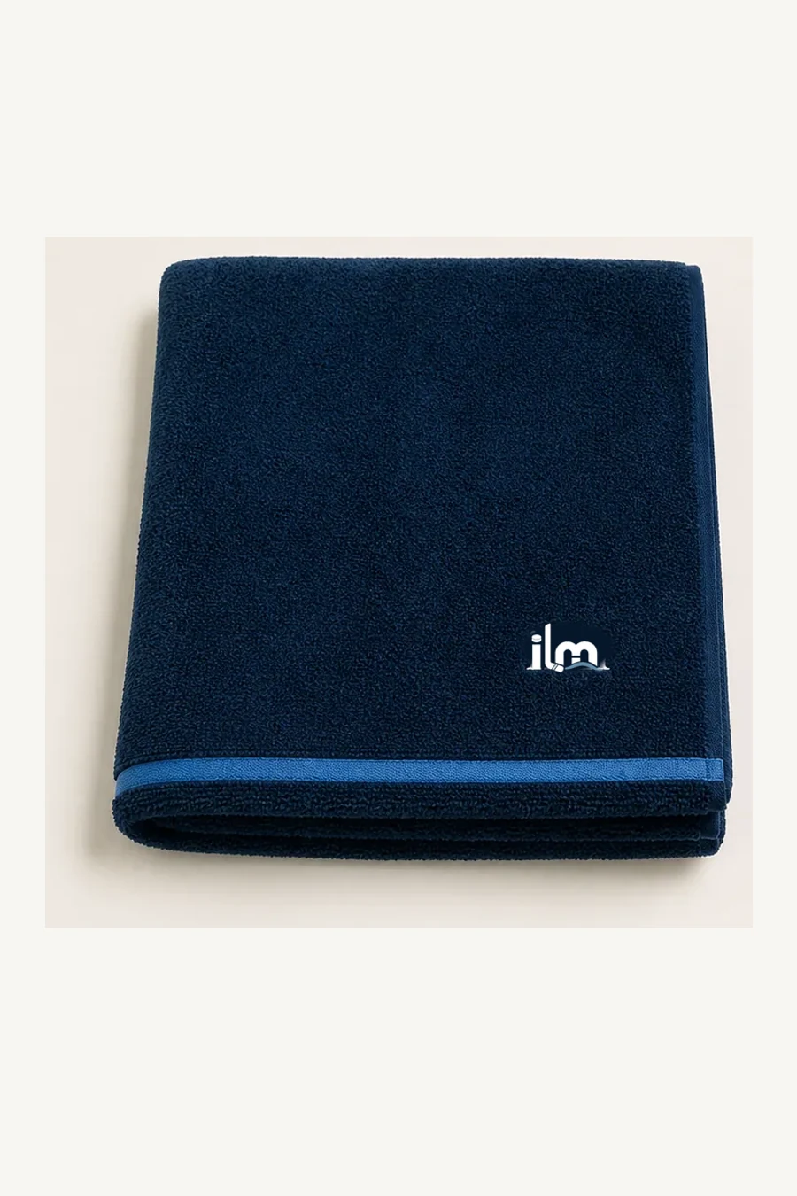 Deep navy ILM Hockey locker room towel